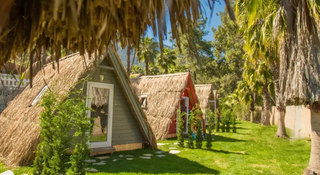 Двухместный номер Standard с красивым видом из окна Бунгало The Hill Glamping
