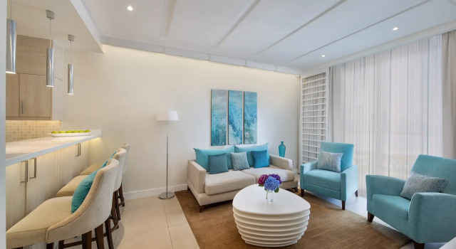 Двухместные апартаменты c 1 комнатой с балконом и с видом на город NH Collection Dubai The Palm