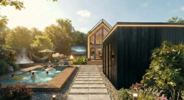 Friendly-House 1 с видом на сад База отдыха Apparadise Glamping&Spa