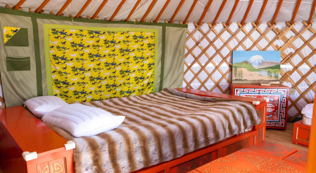 Одноместный номер Standard с видом на сад Отель Kayak Camp Mongolia Resort