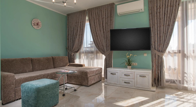 Апартаменты с 2 комнатами с балконом Poseidon VIP Residence Club Balneo & SPA Resort