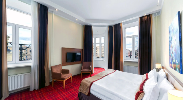 Двухместный полулюкс с видом на город Отель Best Western Plus Центр