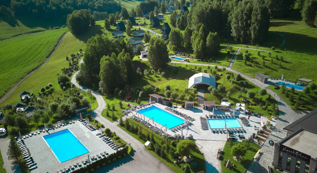 Altai Palace Hotel, Buchen Sie Hotel SPA-Hotels in Mayminsky Rayon, SPA