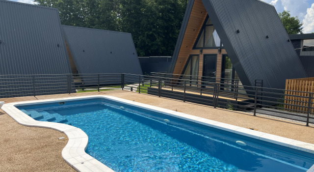 #2 A-Freym S Basseynom Chanom I Saunoy Private house, Book Vacation Home Hotels in Moscow Oblast with a Pool, Swimming Pool