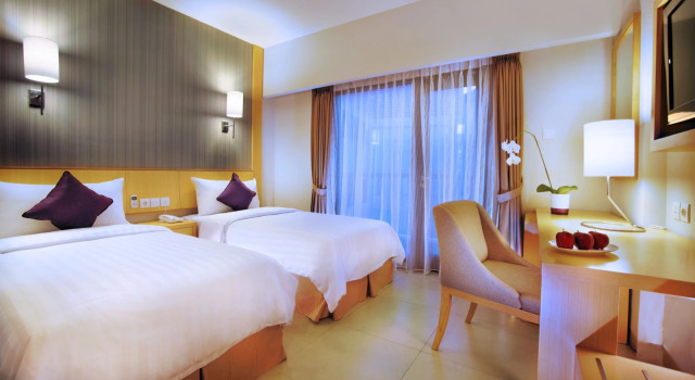 Двухместный номер Deluxe Quest Hotel Kuta by ASTON