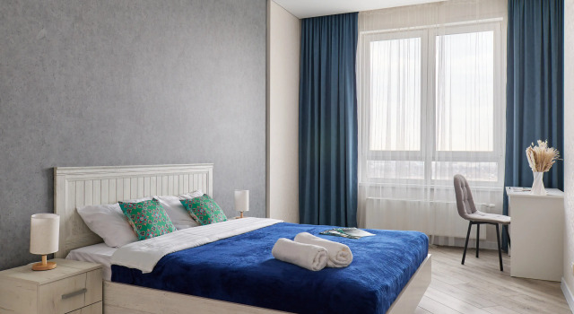 Vidovaya Na 18 Etazhe V Novom Zhk Flat, Prenota Appartamento Hotel a Tatarstan con parcheggio, Parcheggio
