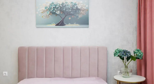 Двухместные семейные апартаменты с балконом Квартира New Life Apartment
