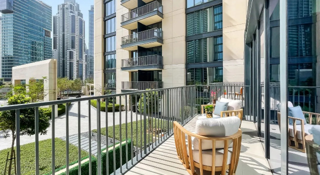 Апартаменты Duplex w/ large outdoors patio on Pool level@BurjK-209, Забронировать Апартаменты/квартира Даунтаун Дубай , рядом с Дубайский аквариум