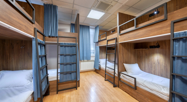 Кровать в общем номере Хостел Tropica Inn