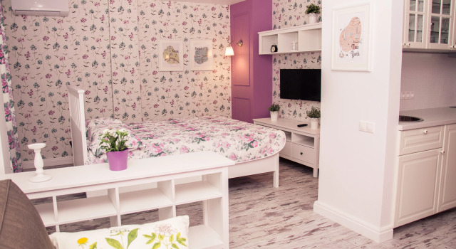 Двухместные апартаменты с балконом Квартира Pskov Design Apartments 1