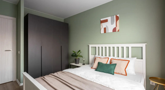 Flat Kvartira Prostornaya Chetyirehkomnatnaya u Metro Okskaya  Flat, Rezerwuj Apartament UVAO Area Moskwa