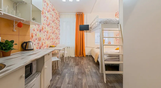 Студия Апартаменты In Big City Fontanka Студия 1