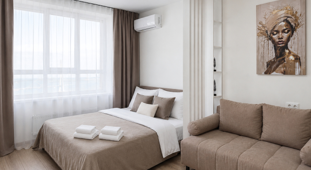 Stilnaya I Uyutnaya S Shikarnym Vidom Na More I Russkiy Most Flat, Buchen Sie Ferienwohnung Wladiwostok 