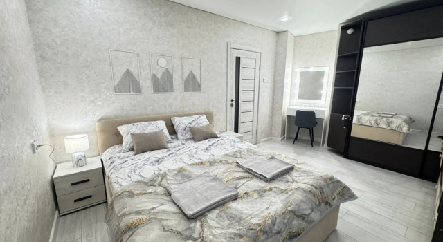 Двухместные апартаменты с балконом Квартира Комфортная 55 м², 4 кровати