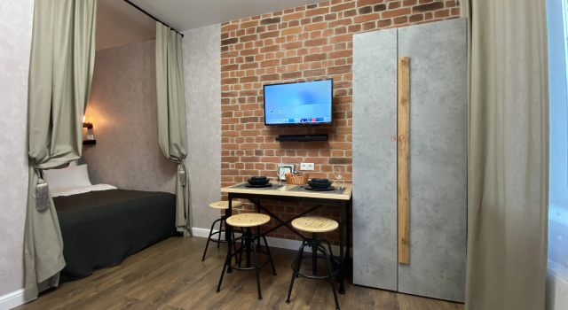Двухместные апартаменты c 1 комнатой Жилое Помещение Tina Rental Studio ЖК Sreda
