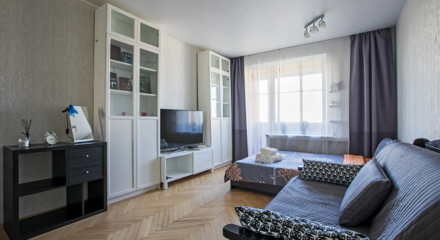 Otlichnaya kvartira 1 komnata Apartments, Reserva ahora Apartamento  , cerca de Vyjino