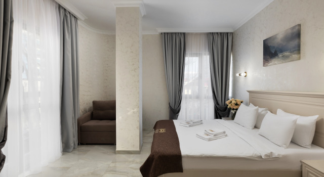 Трёхместный номер Deluxe с видом на город Отель Cascade Resort by Stellar Hotels Sochi