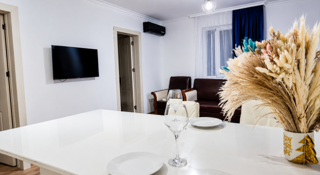 Апартаменты с 3 комнатами с видом на город Апарт-отель Emilia Residence