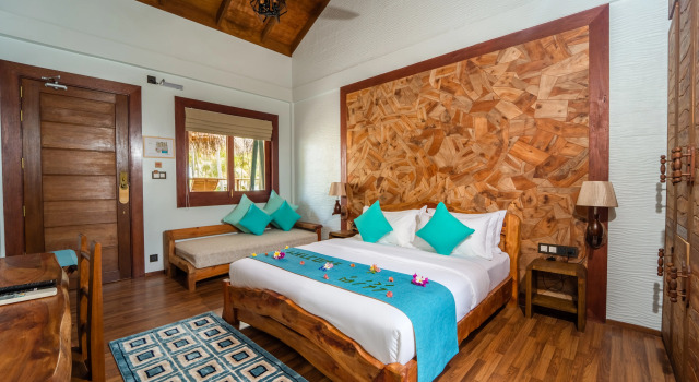 Двухместный номер Deluxe с видом на бассейн Island Luxury Boutique Hotel - Fulhadhoo