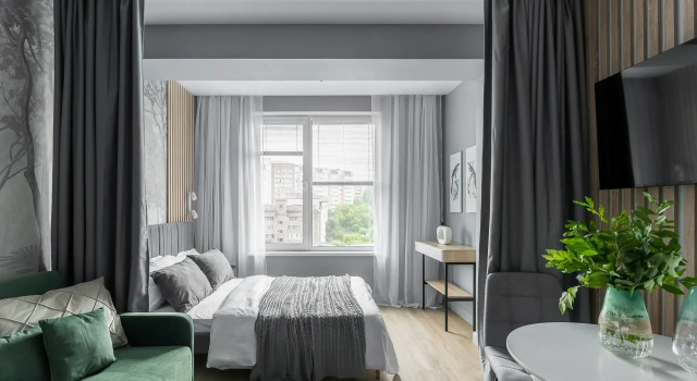 Prim Rooms Aura Grey Forest Apartments, Buchen Sie Ferienwohnung Wladiwostok 