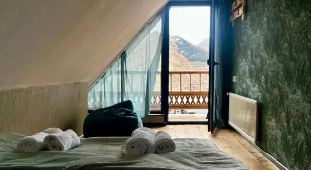 Hotel Bamboo Cottages Kazbegi, Prenota Hotel Hotel a Mtkheta-Mtianeti con parcheggio, Parcheggio