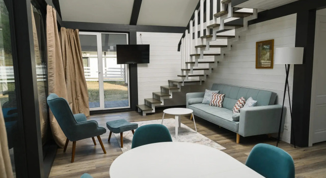 Апартаменты с балконом и с красивым видом из окна Отель Альпинс Residence