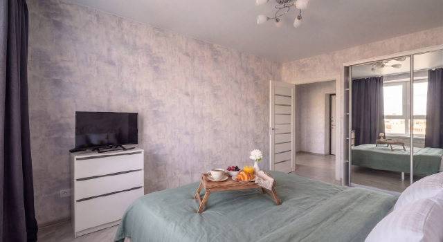 Bronirui pervim Novii ZhK Atmosfera ryadom s parkom Gagarina Apartments, Prenota Appartamento Hotel a Samara con parcheggio, Parcheggio