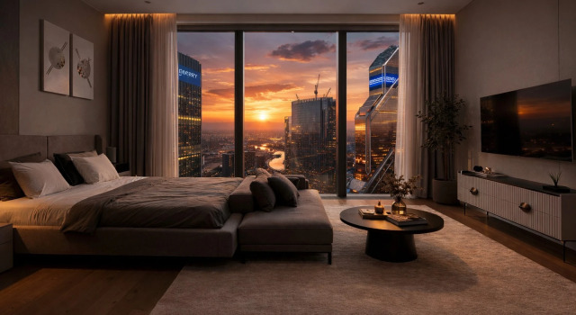 1-J Krasnogvardeyskiy Proyezd 22s1 Flat, Book Apartment Moscow Russia