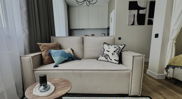 Kvartira-studiya dlya 4-kh gostey na ulitse Avrora 148A v 10-ti minutakh ot Botanicheskogo Sada Flat, Prenota Appartamento Hotel a Samara con parcheggio, Parcheggio