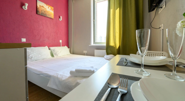 ZhK Landyishi 702/4 Lodging house, Rezervovat Apartmán Hotely v UZAO Area s parkováním, Parkování