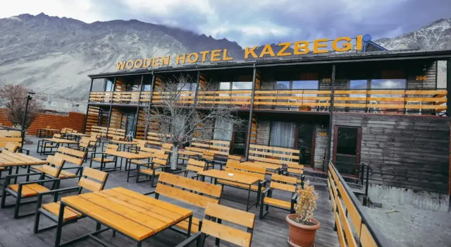 Wooden Hotel Kazbegi, Prenota Hotel Hotel a Mtkheta-Mtianeti con parcheggio, Parcheggio
