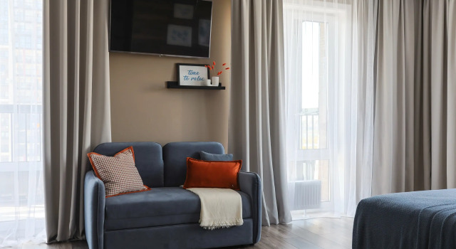 Studiya Vozle 130 Kvartala S Panoramnym Balkonom Flat, Boek Appartement Oktyabrsky Administrative District Irkoetsk
