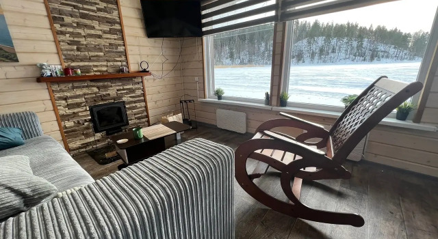 Gostevoy Kompleks Bereg Ladogi Chalet 1, Prenota Chalet Hotel a Carelia con parcheggio, Parcheggio