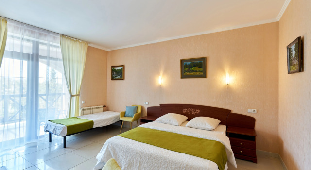 Comfort Driepersoonskamer met uitzicht Villa Sova Guest house