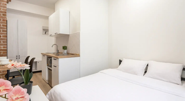 Na Kurskom Station 7 Apartments, Reservar Apartamento Hotéis baratos em Moscou