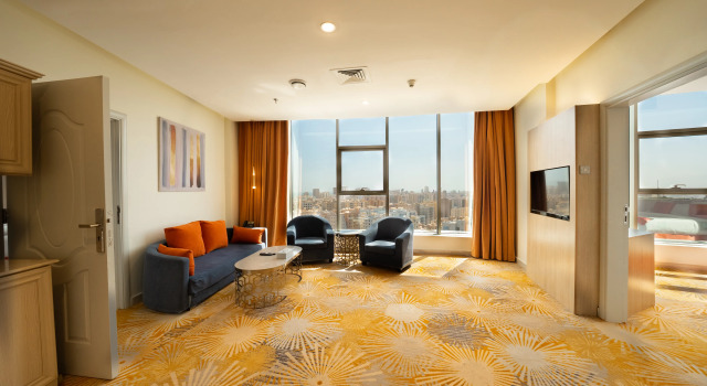 2 Bedrooms Suite with view فندق وهج بوليفارد Wahaj Boulevard Hotel