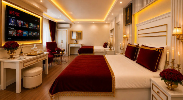 Трёхместный номер Deluxe с видом на море Ayasofya Hotel - Special Class