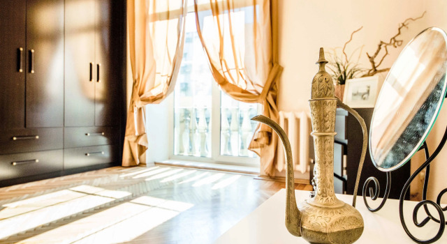 Venecianskij modern. 2K na prospekte Mira Flat, Rezervasyon Daire Moskova otoparklı oteller, Rizhskaya Metro Station yakınında, Otopark