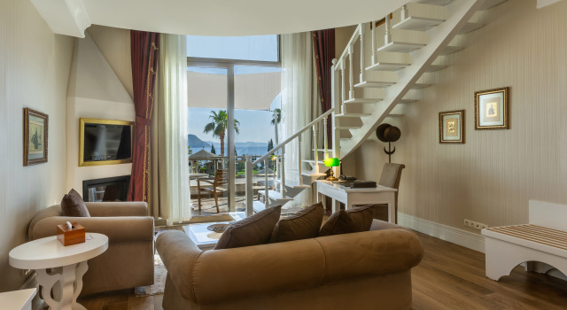 Люкс Loft с балконом и с видом на море Отель Sianji Well-Being Resort
