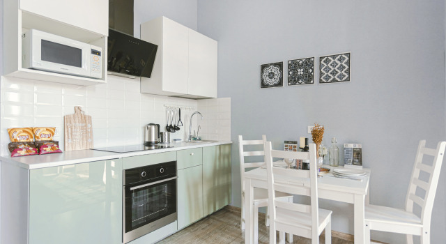 Appartamento Lalapart Aquamarine s Balkonom u Metro Dmitrovskaya Apartments