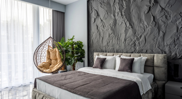 Двухместный люкс с балконом и с видом на город Комплекс апартаментов "Apartments Premium" (второй корпус)