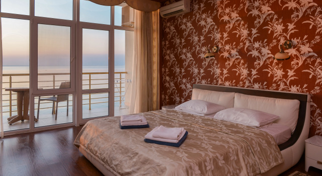 Doppel Junior-Suite mit Balkon und mit Blick Kalipso Hotel