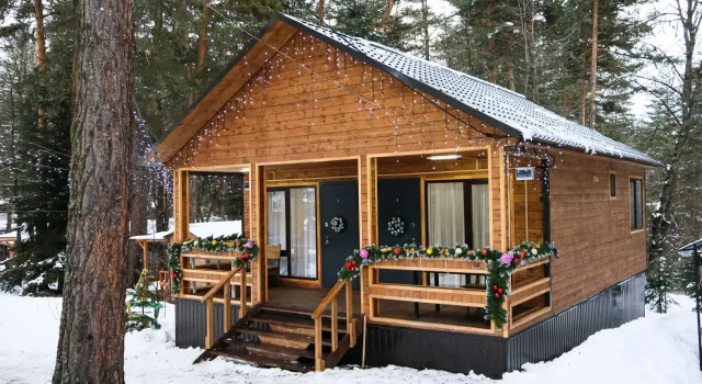Коттедж с красивым видом из окна База Отдыха Спокойствие (Sabr)