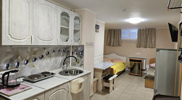 Standard Kitchen Triple Basement room DelfiniYa Mini-Hotel