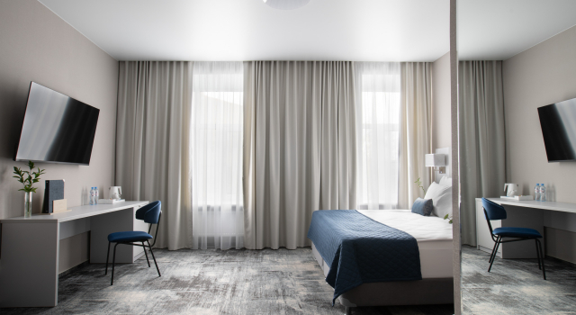 Deluxe With Jacuzzi Double room with city view Rokos Spb Boutique hotel