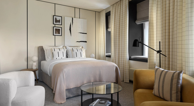 Двухместный Премьер номер с панорамным видом Отель GLINZ Hotel by Ginza Project