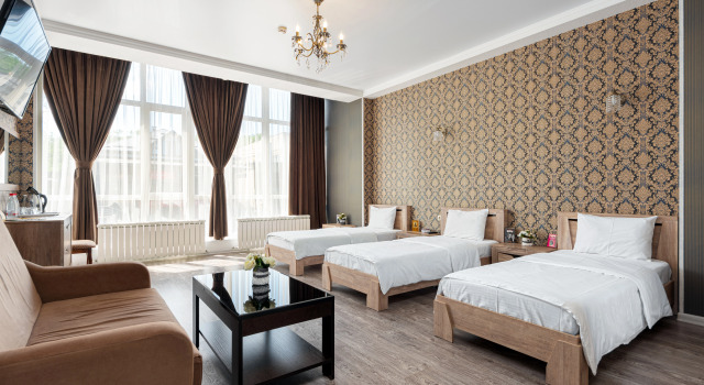 Трёхместный номер Comfort с красивым видом из окна Отель Дизак