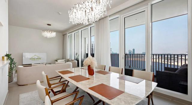 Апартаменты Просторные 3BR в Creek Harbor, Забронировать Апартаменты/квартира Отели Дубая с бассейном, Бассейн