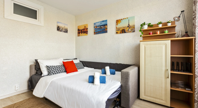 Shikarnaya Dvukhkomnatnaya Apartments, Rezervovat Apartmán Hotely v UVAO Area s parkováním, Parkování