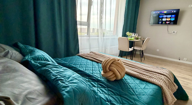 Studiya Yevrobereg S Vidom Na Turu Flat, Prenota Appartamento Hotel a Tyumen Region con parcheggio, Parcheggio